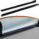 Side Skirts Extensions Compatible with Toyota Camry SE XSE LE XLE TRD 4 Door Sedan 2018-2025,8th 9th Gen Camry Rocker Panel Lip Splitter,Glossy Black
