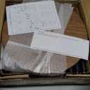 Small Round End Table - 3 Tier Design Accent Table, Narrow Side or Bedside Stand, Industrial Vintage Nightstand for Bedroom, Living Room, or Small Spaces, Set of 2, Rustic Walnut