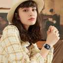 Braided Stretchy Bands with Magnetic Clasp for Apple Watch Band 40mm 38mm 41mm 42mm 44mm 45mm 46mm 49mm, Bling Crown Designer Soft Nylon Sport Solo Loop for iWatch Series 10 9 8 7 6 5 4 3 Ultra 2 1 SE (Light purple)