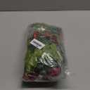 4 Pack(28.8 Ft) Artificial Flower Garland Silk Rose Flower Vines Fake Flower Garland for Backdrop Hanging Garlands Flowers Artificial for Decoration Wedding Arch Room(Red)