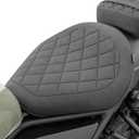 Rider Comfort Solo Seat Driver Saddle for Honda Rebel 500/300 2017-2026