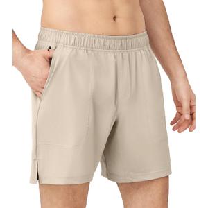Separatec Men's Athletic Running Shorts Lightweight Breathable 7" with Zipper Pockets (XL)