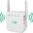 Net Boost, Netboost Pro WiFi Extender 2025, Netboost WiFi Extender,WiFi Signal Booster, WiFi Range Extender 300Mbps, 7998 Sq.ft Long Range Internet WiFi Booster for Home 360 Full Coverage