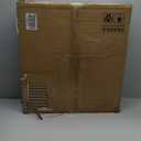 23" Black Candle Ceiling Fan with Lights Remote Control,Modern Rustic Farmhouse Ceiling Fan,Bladeless Caged Ceiling Fan with Light,Reversible, 6004M (23 inch)