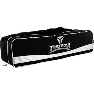 Thorza Lacrosse Equipment Bag (Extra Large) Multi Pocket Storage for Lacrosse Sticks, Balls, Gloves, Cleats, Pads, Goalie Gear, and Coach Supplies  Portable Travel Storage for Players and Coaches