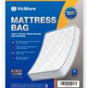 VICMORE 3mil Heavy-Duty Plastic Mattress Bag for King/Cal King Size  Tear-Resistant Mattress Protector Cover for Moving & Storage, Transparent & Easy Fit