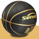 Senston 27.5''/29.5'' Outdoor Basketball Excellent Elasticity/Grip Rubber Basketballs with Pump, Durable Size 5/7 Men Basketball