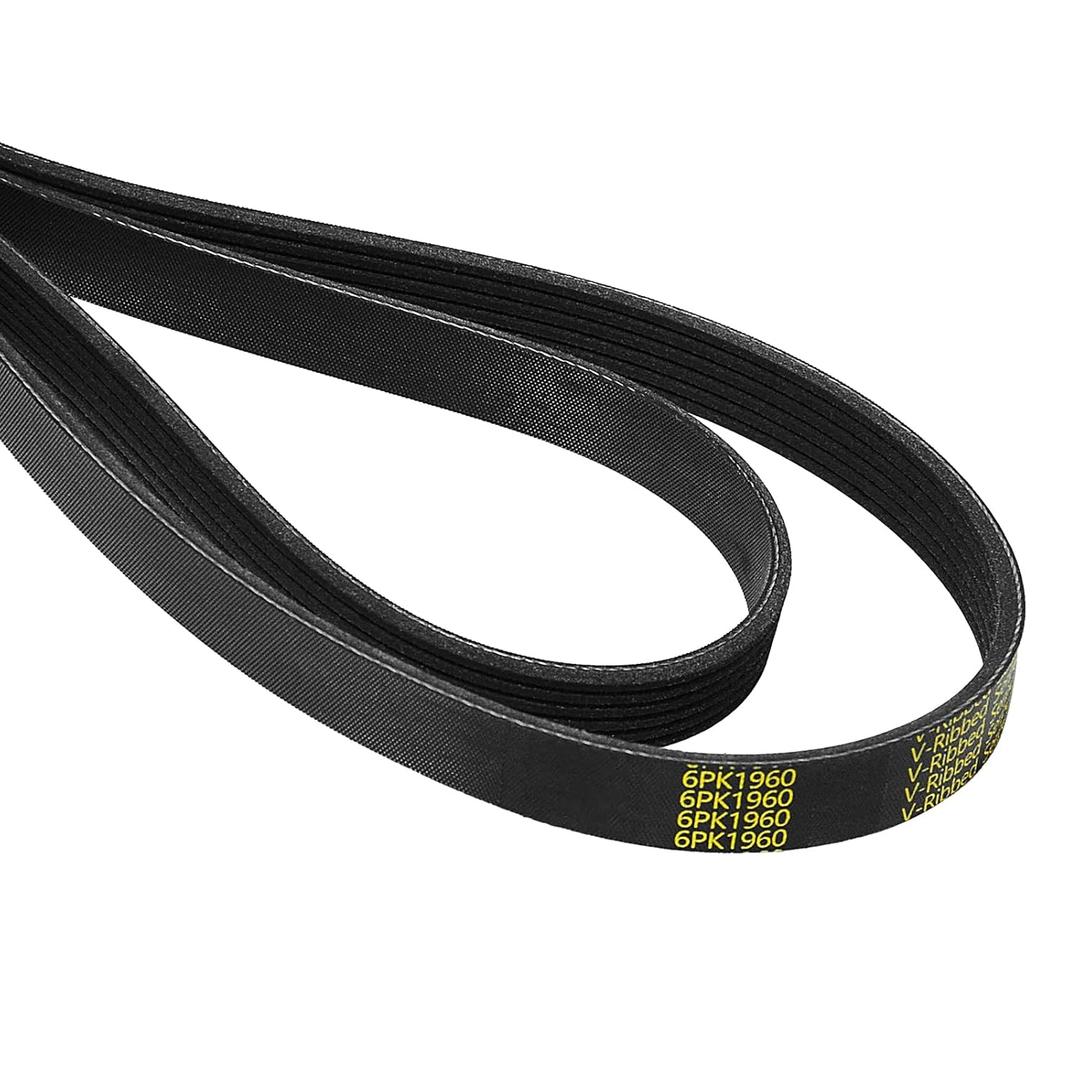 K060772 Serpentine Drive Belt Ribbed V-Belt Compatible with 3.6L 13-15 ATS,11-14 Chrysler 200,11-16 Town & Country,11-14 Avenger,11-20 Grand Caravan,16-17 Crosstrek 2.0L,14-18 Forester 2.5i