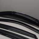2022-2026 Tape-On Rain Guards for Nissan Pathfinder Side Window Visor Deflectors S SV SL Platinum Rock Creek Smoke Tinted Vent Shades 2023 2024 2025