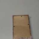 4x6 Double Picture Frames Vertical Hinged Wood Bifold Photo Frame for Tabletop Display, Brown