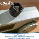Orbit Programmable Digital Hose Watering Timer - 2 Outlet - Battery Powered - with LCD Screen - Built-in Rain Delay - Water-Resistant - 58910