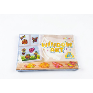 Lonfliness Window Art 32 Piece Suncatcher Set