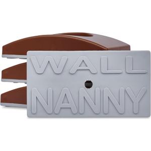 Wall Nanny - Baby Gate Wall Protector (Made in USA) Protects Walls and Doorways from Pet Gates - for Pressure Mounted Indoor Safety Baby Gates - Brown (1-Pack)