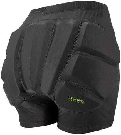 Kids Butt & Hip Padded Shorts for Skating,Youth Hip Protection Pads Figure Skating Shorts Crash Butt Pads for Tailbone & Butt, Size XXS
