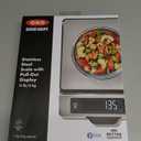 OXO Good Grips 11Pound Stainless Steel Kitchen Scale with Pull Out Display Black