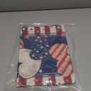 4th of July Table Runner Stripe Stars Heart Memorial Day Independence Day Patriotic America Table Decoration Home Kitchen Dining Indoor Holiday Farmhouse Decor 13x72 Inch