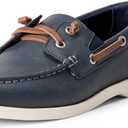 Amazon Essentials Unisex Kids' Boat Shoe, Navy, 13 Little Kid