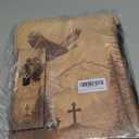 Bible Cover & PU Leather Bible Case - Bald Eagle Cross & Deer Design for Men & Boys Large (11.2"x8"x2.2") Great Gift for Christians Christmas Large Bible Cover Bible Case Size