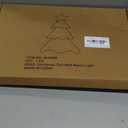 Vigdur Christmas Tree Window Lights, 16' Christmas Silhouette Lights Battery Powered with Bright LEDs, Hanging Decorations for Xmas New Year Wall Door Window Decor (1 Pcs)