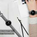 2PCS USB C Watch Charger Cable for Google Pixel-Watch, Magnetic Replacement Charging Cable Cord Stand for Google Pixel Smartwatch, 3.3FT