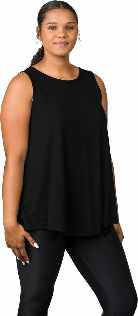 Epic MMA Gear Long Flowy Sleeveless Tunic Top for Women, 4X-Large