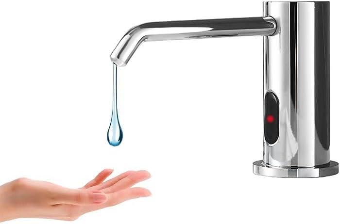 Automatic Liquid Soap Dispenser Touchless for Bathroom and Kitchen with 33.81oz/1000ml Upgraded Infrared Sensors Built in Sink Soap Dispenser for Smart Home