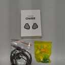 Linsoul 7Hz Salnotes Zero HiFi 10mm Dynamic Driver in-Ear Earphone IEM with Metal Composite Diaphragm Stainless Steel Faceplate Detachable 2Pin OFC Cable (Black, with Mic, Type C)