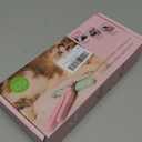 2-in-1 Dog & Cat Nail Clippers Grinder with 2 LED Lights Quick Sensor Safety Guard, Ultra-Quiet USB Rechargeable Cat & Dog Nail Trimmers for Small Medium Large Pets Nail Grinder with Bell(Pink)