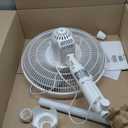 EZ-Chill 16 Oscillating Pedestal Fan, 3-speed Options, 90-Degree Oscillating Head, Adjustable Height and Tilt, Powerful Air Flow, White, MTSP15-16AZ