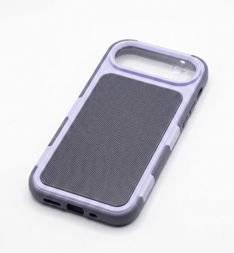 ShukZinfeo Compatible for iPhone 17 Air Case 2025 6.5" Slim Matte TPU + PC Protective Shockproof Anti-Scratch Plastic Hard Cover Millitary-Grade for iPhone Air Phone Case Purple Blue