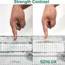 SZHLUX Rat Trap,Mouse Traps Work for Indoor and Outdoor,Small Rodent Animal-Mice Voles Hamsters Cage,Catch and Release(Small), Silver (SZ-SL2614X)