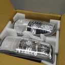 USR 08-16 F250 F350 SUPERDUTY Tail Light Rear Tail Lamps Set (Left + Right) Compatible with 2008-2016 Ford F-250 F-350 F-450 PickUp Truck F350 F450 Super Duty (CLEAR LENS TAIL LIGHTS with BULBS)