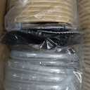 50-Pack 29oz Disposable Kraft Paper Bowlswith Lids and Forks,Meal Prep Containers Disposable To go Food Containers for Easter Parties Take Out Containers, Microwave Safe for Hot/Cold Food