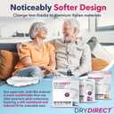 Dry Direct Super Overnight Underwear, Soft Cloth-Like Adult Diapers, Overnight Disposable Incontinence Protection - Medium (Pack of 14)