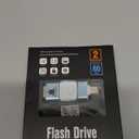 Flash Drive for iPhone 256GB, 4 in 1 USB Type C Memory Stick, Photo Stick External Storage Thumb Drive for iPhone iPad Android Computer, Sky Blue