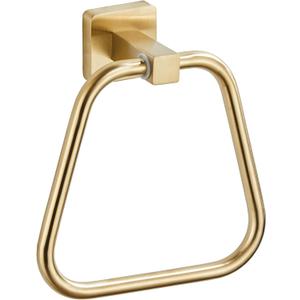 Brushed Gold Towel Ring for Bathroom, Kitchen Bath Towel Holder Hangers Wall Mount Heavy Duty Stainless Steel (16.8cm x 15cm x 6.5cm (1 Pack))