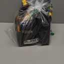 Aupofit Comfortable Tough Thick 7-Piece Tool Belt with Suspenders 32 Pockets and Loops, 1680D Denier Fabric Heavy Duty Tool Belts with Carry Handles, Fits Waists 36-49In, Black and Yellow