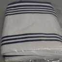 Urban Villa Kitchen Towels 100% Cotton Dish Towels for Kitchen (Set of 6) 20x30 Dish Cloths Highly Absorbent Kitchen Linen Set with Hanging Loop Perfect for Drying Dishes Cleaning Towels-Blue White