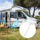 2pcs RV Waste Valve Extension Tubes, 9 Inch Long RV Sewer Hose Kit RV Sewer Valve Handle Replacement RV Replacement Parts (Rod Tube Included)