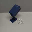 JTEMAN Gifts for Men Women,Cell Phone Stand with Bluetooth Speaker,LED Light,and Lanyard,Cool Tech Gadgets,Unique Birthday Gifts for Men Husband Mom Dad-Blue