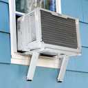 Jeacent Window AC Bracket No Drill, Heavy-Duty Window Air Conditioner Support Bracket, Up to 200lbs, Fits Single or Double Hung Windows