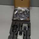 Alvoxcon UHF Dual Channel Wireless Lavalier Microphone System with Volume Control for iPhone, DSLR, PA Speaker, YouTube, Podcast, Video Recording, Conference, Vlogging, Church, Interview, Teaching (Gray)