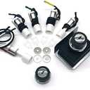 WEMEIKIT 1836-13 7628 7629 Universal Igniter Kit for Weber Genesis 300 Series Front-Control Grills, Genesis E/S 310 320 330 Starter Kit, 65946 65942 Part, 4-Outlet Ignition Replacement 88826 Missing Parts