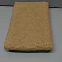 KOZYFLY Washable Area Rug 2x3 Ft Small Entryway Rug Throw Rugs with Rubber Backing Indoor Door Mat, Braided Cotton Floor Carpet for Front Entrance Bathroom Kitchen Foyer, Warm Tan