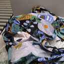 HOWSEESNOW Bean Bag Chair Cover - Soft Fluffy Dutch Velvet Bean Bag Bed (No Filling, Cover Only), Comfy 5FT Bean Bag Cover, Oversized Lazy Sofa Cover (Blue, 5FT)