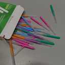 EasyHonor Braces Brush for Cleaner Interdental Toothpick Dental Tooth Flossing Head Oral Hygiene Flosser Cleaners Cleaning Tool (5Colors,75pcs)