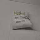 KOUFALL White 52x98 Inches Long Back Tab Rod Pocket Linen Sheer Curtains for Living Room (52"W x 98"L (Pack of 2))