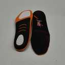 Plantar Fasciitis Relief Shoe Insoles [1-Pair], Arch Support Insoles, Running Athletic Gel Shoe Inserts, Orthotic Inserts for Arch Pain [Trim to Fit: Men 8-12/Women 9-13] (Black & Orange)