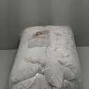 Cosybay Oversized King Size Feather Down Fiber Comforter - Ultra Soft 100% Cotton Duvet Insert, All Season Hotel Luxury Bedding with Corner Tabs, 116"x98" White