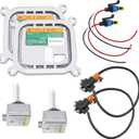 2PCS Xenon HID Headlight Ballast Control Unit with Igniter D3S Bulb Fit for Ford Mustang Edge Escape Explorer F150 Flex Taurus 2010-2019 with D3S Bulb Replace # 8A5Z-13C170-A DL3Z-13C170-A